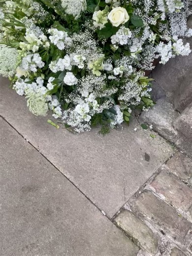 Red floral architecture on Reels