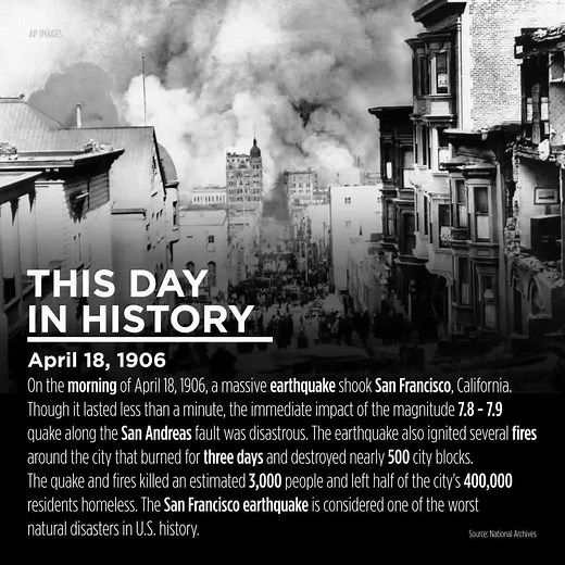 21K views · 676 reactions | THE GREAT QUAKE: The 1906 San Francisco...