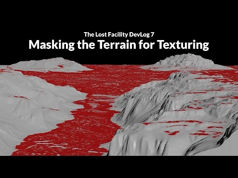 Masking Terrains for Texturing | The Lost Facility DevLog 7 | Houdini 19.5