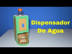 Cómo Hacer un Dispensador de Agua con Cartón | Idea Genial Para Estudiantes