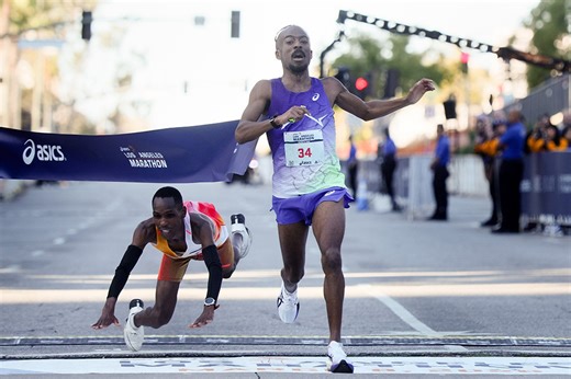 LA Marathon clarifies runner's shock 2nd place finish by .01 second