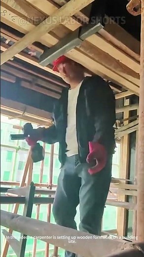 Concrete Formwork Setup! Carpentry Skill for High-Rise Building