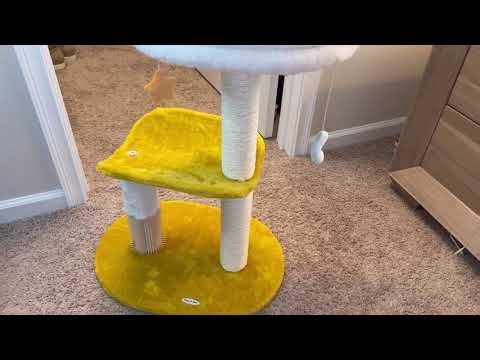 Happi N Pets Cloud Cat Tree 31.5in – Multi-Level Indoor Cat Tower with Scratching Posts