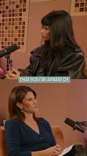 Reclaiming with Monica Lewinsky on Instagram: "“Boys aren’t raised to be men, they’re just raised not to be girls.” So much wisdom from Jameela Jamil! Check out the full episode today! ▶️"