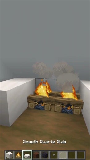 Minecraft design fireplace 🤩. #minecraft #minecraftshorts #building