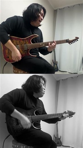 6strings vs 7strings guitar! Both is really good sound! So you need one more string? #djent #guitar