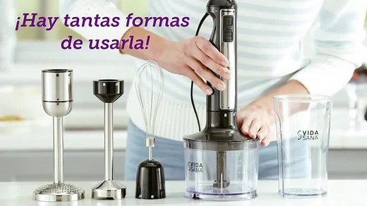 Mezcla, machaca, bate y pica alimentos fácilmente con nuestra Batidora manual 4-en-1 Vida Sana®. 👩‍🍳👍 Ve el video, y obtén tu batidora hoy ➡️ https://bit.ly/4hYoRkb #PrincessHouse #BatidoraManual #EsencialesParaLaCocina | Princess House en Español