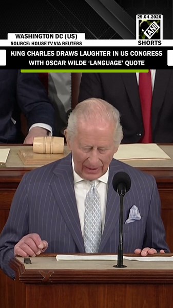 FUNNY MOMENT: King Charles III draws laughter in US Congress with Oscar Wilde ‘language’ quote