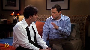 When it's finally your friend's turn to feel the heat after you had a fair share of yours 😏. | Two and a Half Men on Comedy Central, DStv Ch122 | Comedy Central Africa