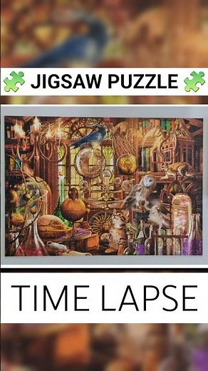 1000 piece Jigsaw Puzzle Time Lapse - Ravensburger Merlin's Laboratory
