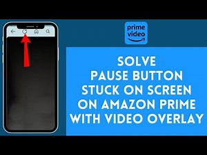 How to FIX Pause Button Stuck on Screen on Amazon Prime (2024)