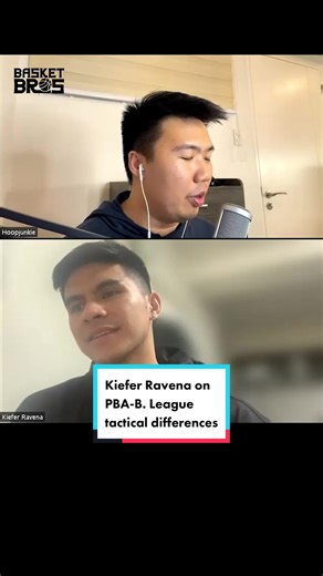 Kiefer Ravena describes the differences of playing in the B. League on @The BasketBros 🎙🏀 @Kiefer Ravena #basketballtiktokph #pba #bleague #basketballph