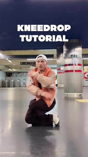 Kneedrop Tutorial | Breaking, Beginner level ⭐️ #bboy #breaking #kneedrop #dance