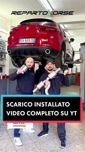 Rispondi a @emanu13bagli Video domani 19:45 su YT di @repartocorse_official 🚀 #repartocorse #scaricosportivo #exhaust #alfaromeo #tuning #exhaustgang