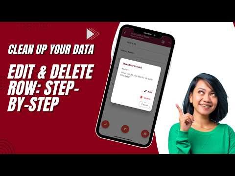 Data Precision – How to Edit and Delete Rows in Barcode to Sheet