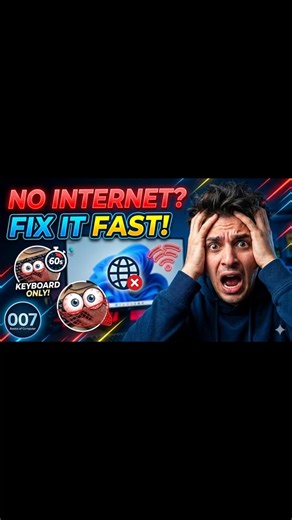 NO INTERNET? Fix it in 60 Seconds! (No Downloads Needed) 📶