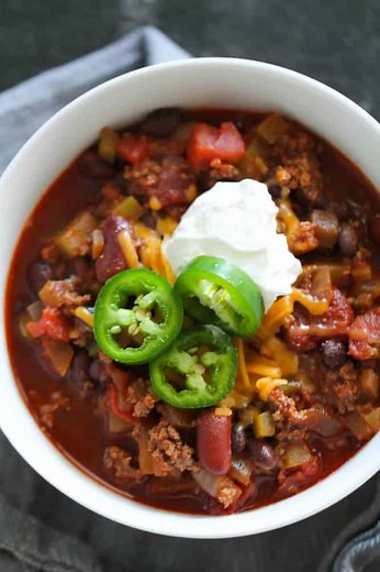 Homemade Chili Recipe - Six Sisters' Stuff
