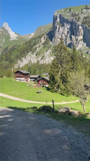Swiss Chalet Hike With a Giant Mountain View