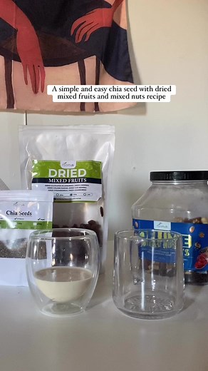 3.8K views · 20 reactions | Here’s a simple recipe for Chia Seeds with Dried Fruits and Mixed Nuts in milk Ingredients: • chia seeds • mixed nuts • dried fruits • 1 cup milk (dairy or plant-based) #purehubnutrition | PureHub Nutrition | Facebook