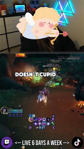 Cupid cosplay incoming? 💘 #shorts #worldofwarcraft #fyp