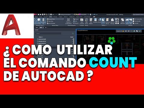 ✅¿COMO UTILIZAR EL COMANDO COUNT DE #AUTOCAD?