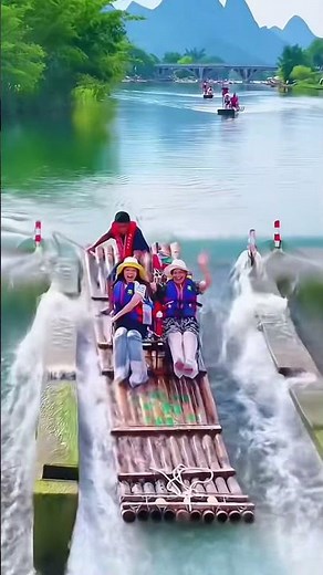 Beautiful mountain river water scenery/美麗的山河水景#youtube