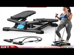 MERACH Mini Stepper for Exercise Twist Stair Stepper 330LBS Capacity Stepper Exe