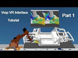 CoppeliaSim VR interface (V-REP ) tutorial (part 1)