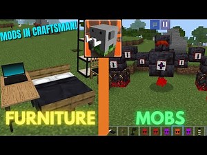 How to install MODS in New Craftsman: Building Craft! | New Blocks, Mobs, Items!