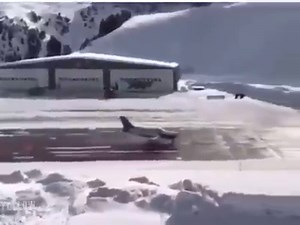 A Piper PA-46-350P Malibu Mirage crashes into a bank of snow at Courchevel Altipor - apparently, four of the five occupants were only slightly injured when the plane crashed into a bank of snow at the end of the runway | paddleyourownkanoo.com