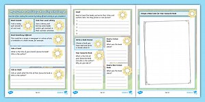 Summer Holidays Reading Challenge Activity