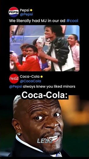 Coca-Cola Cooked Pepsi and MJ 😭💀