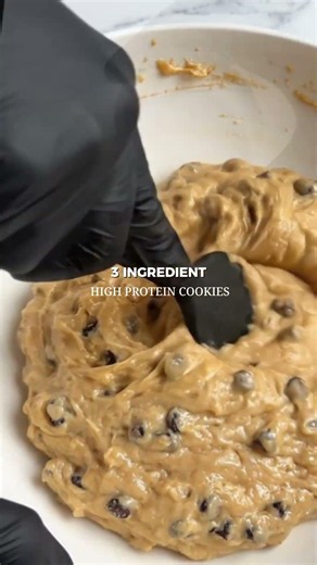 3-Ingredient Protein Cookies | Easy Healthy Snack #easyrecipe