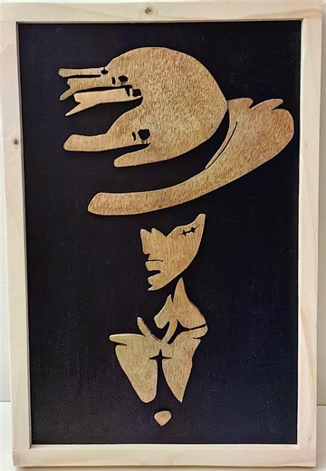 One Piece Painting, Portrait of Luffy - Etsy