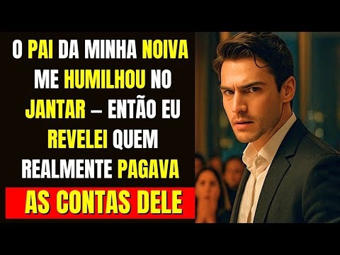 O Pai da Minha Noiva Me Humilhou no Jantar — Então EU Revelei Quem Realmente Pagava as Contas Del