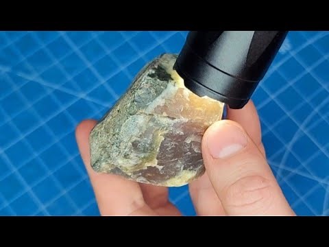 I Found Two Different Gemstones Inside This Ordinary Rock From The Beach