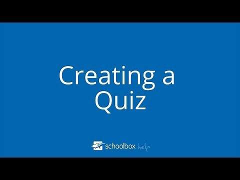 Creating a Quiz - LMS Tools