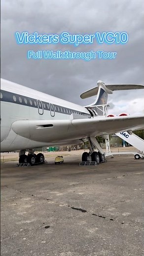 Vickers Super VC10 - Full Tour #aviationhistory #planespotting #pilot #airliner #milehigh #shorts
