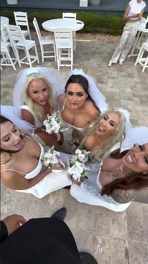 POV: You Walk Into a Naughty Bridal Party Like This 👰🔥