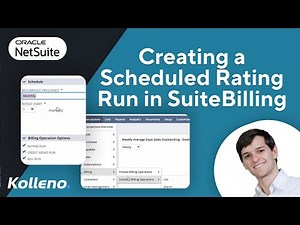 NetSuite Tutorial | Creating a Scheduled Rating Run Using Billing Operations in SuiteBilling