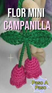 Cómo Tejer una FLOR DE CAMPANILLA a Crochet 🔔 | Tutorial Paso a Paso (Muy Fácil) #crochet #flores
