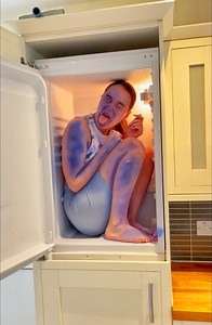 SHE WAS FROZEN IN THE FRIDGE PRANK 😂😂 | Kristen Hanby