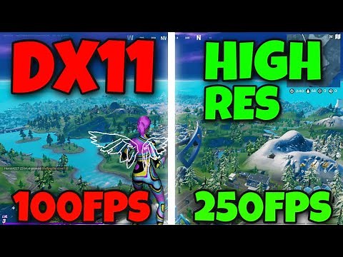 *NEW* HIGH RES TEXTURES vs. DX11 in Fortnite SEASON 5!!