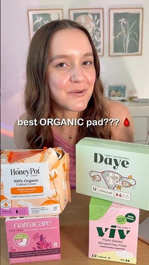 best ORGANIC period pads??🩸
