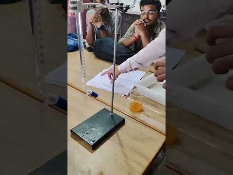 Experiment regarding determining alkalinity of given water sample (Double Titration)