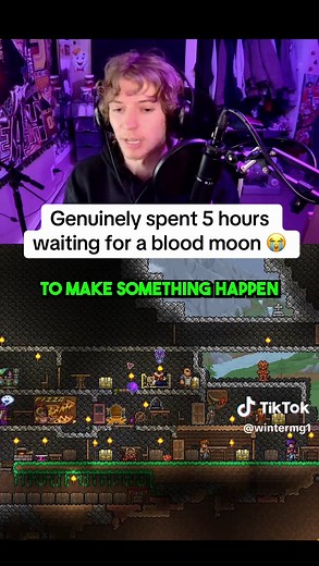 Epic Terraria Boss Fight During Blood Moon
