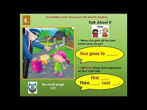 First Grade Journeys' Lesson 5 Oral & Written Retell of Gus Takes the Train
