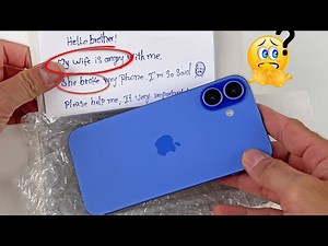 How To Restore iPhone 16 Plus Bend And Cracked【ASMR】
