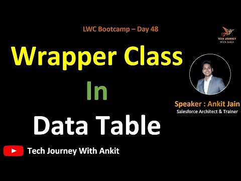 LWC Bootcamp Day 48 | Part 5: Lightning Data Table: Wrapper Class and Row Actions On Data Table #lwc