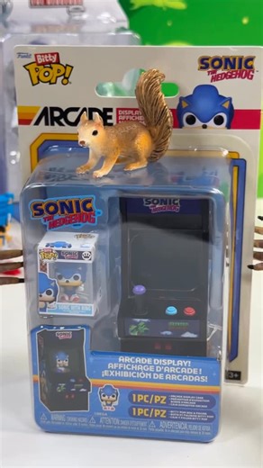 Squirrel Stampede on Instagram: "Sonic the Hedgehog Mini Arcade Display Funko Mini Pop! Can you beat Sonic’s speed score! #sonic #arcade #toys"